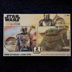 Star Wars Mandalorian Prime 3D Puzzle Set - Blue and Green